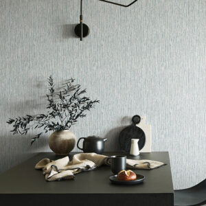 Corliss Light Blue Beaded Strands Wallpaper