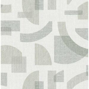0091713 fulton sea green shapes wallpaper