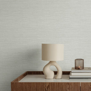 Sheehan Pearl Faux Grasscloth Wallpaper