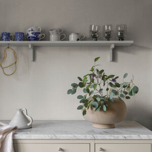 Parget Vide Dove Textured Wallpaper