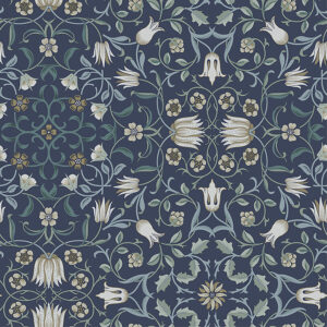 0091943 no 1 holland park blue floral wallpaper