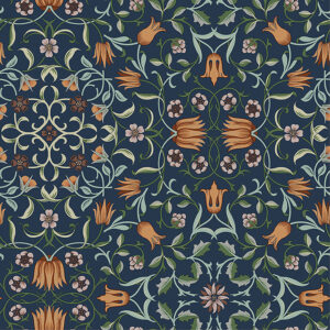 0091947 no 1 holland park dark blue floral wallpaper