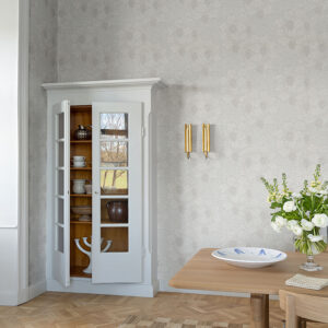 Vine White Woodland Fruits Wallpaper