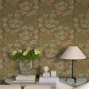 Vine Ruby Woodland Fruits Wallpaper