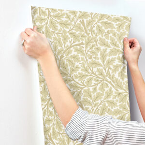 Oak Tree Light Yellow Leaf Wallpaper