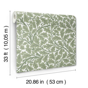 Oak Tree Green Leaf Wallpaper
