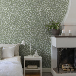 Oak Tree Green Leaf Wallpaper