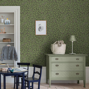 Oak Tree Black Leaf Wallpaper