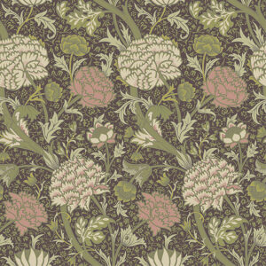 0092054 cray plum floral trail wallpaper