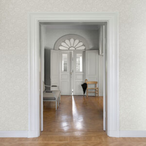 Mallow Dove Floral Vine Wallpaper