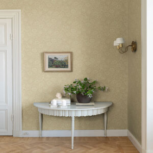 Mallow Butter Floral Vine Wallpaper