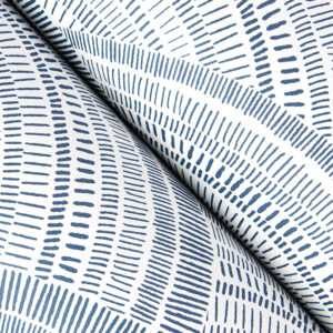 Encircle Indigo Geometric Wallpaper