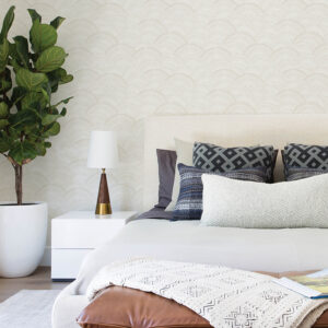 Encircle Dove Geometric Wallpaper