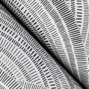 Encircle Black Geometric Wallpaper