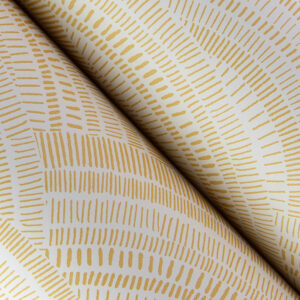 Encircle Yellow Geometric Wallpaper