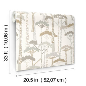 Unify Metallic Forest Wallpaper