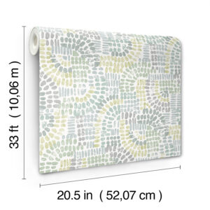 Wanderer Aquamarine Mosiac Wallpaper