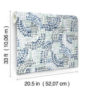 Wanderer Blueberry Mosiac Wallpaper