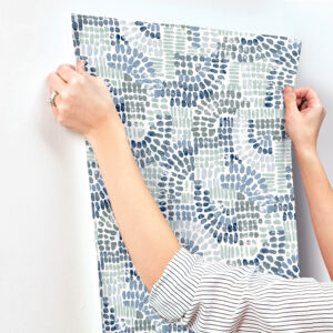 Wanderer Blueberry Mosiac Wallpaper