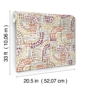 Wanderer Multicolor Mosiac Wallpaper