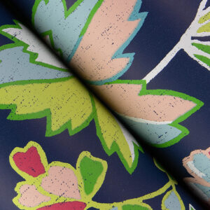 Valdivian Fuchsia Floral Wallpaper