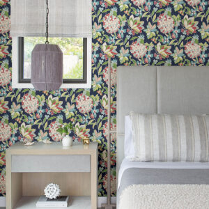 Valdivian Fuchsia Floral Wallpaper