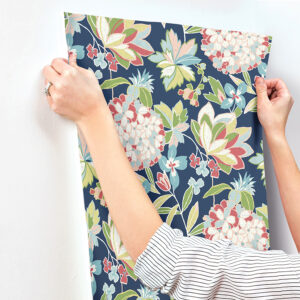 Valdivian Fuchsia Floral Wallpaper