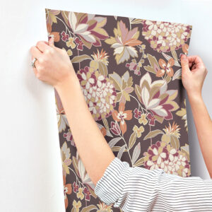 Valdivian Honey Floral Wallpaper