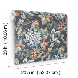 Valdivian Moss Floral Wallpaper