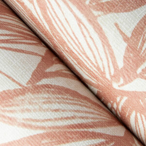 Rhythmic Coral Leaf Wallpaper