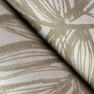 Rhythmic Taupe Leaf Wallpaper