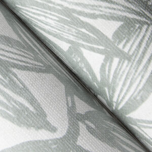 Rhythmic Grey Leaf Wallpaper