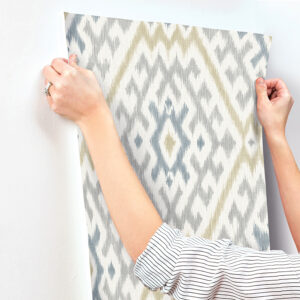 Solola Chartreuse Ikat Wallpaper