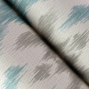 Solola Aqua Ikat Wallpaper