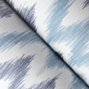 Solola Blue Ikat Wallpaper