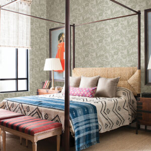 Jacaranda Sage Tropical Trail Wallpaper