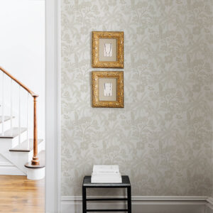 Jacaranda Taupe Tropical Trail Wallpaper