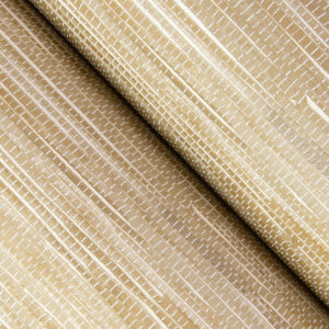 Exhale Light Brown Woven Faux Grasscloth Wallpaper
