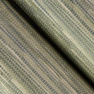 Exhale Moss Woven Faux Grasscloth Wallpaper