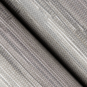 Exhale Light Grey Woven Faux Grasscloth Wallpaper