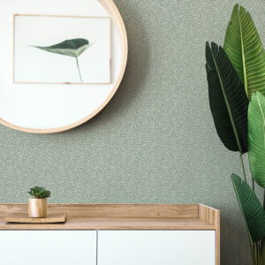 Soul Green Animal Print Wallpaper