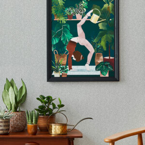 Soul Grey Animal Print Wallpaper