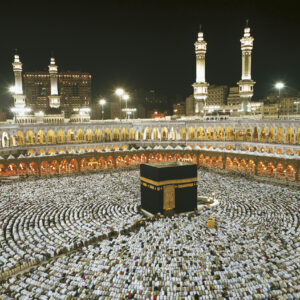 Kaaba at Night