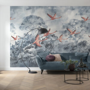 Flamingos in the Sky