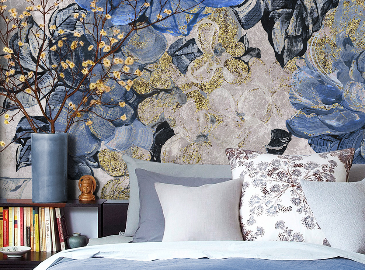 Vintage blue Garden